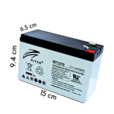 Batería Ritar 12V 7Ah